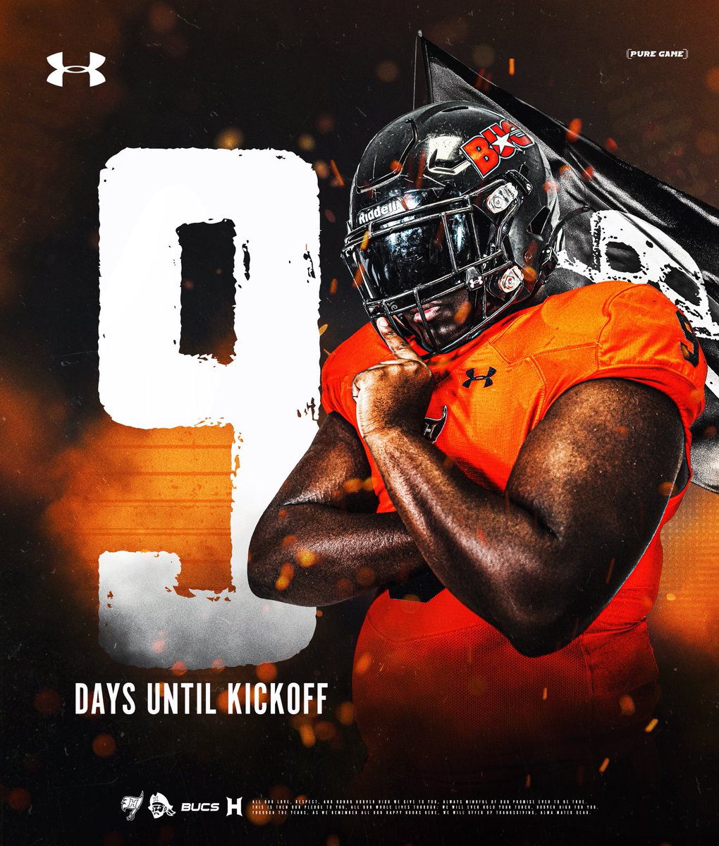 RecruitHoover's tweet photo. π₯ @Padagambian days until we bring the heat on the field! The countdown is ticking, and weβre gearing up to make this season unforgettable. Letβs get after it! ππ₯
#GoBucs #9DaysToKickoff #BucsFootball #OnAMission https://t.co/AchylkMBWh
