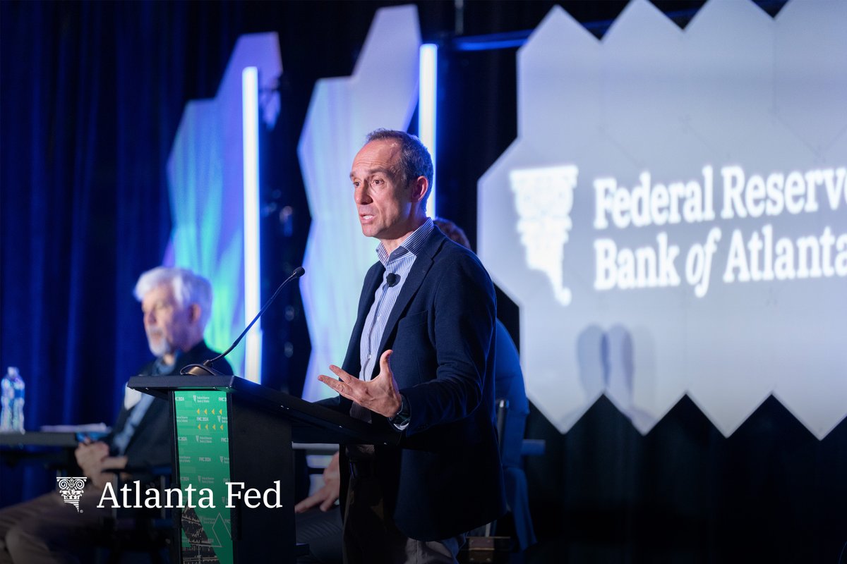 AtlantaFed's tweet photo. #ICYMI: Watch @ImperialBiz professor of finance José-Luis Peydró present a paper examining the links between monetary policy and banking crises at this year's #FedFMC: https://t.co/G2OghjZRxq https://t.co/Xdp1RTv8Y4