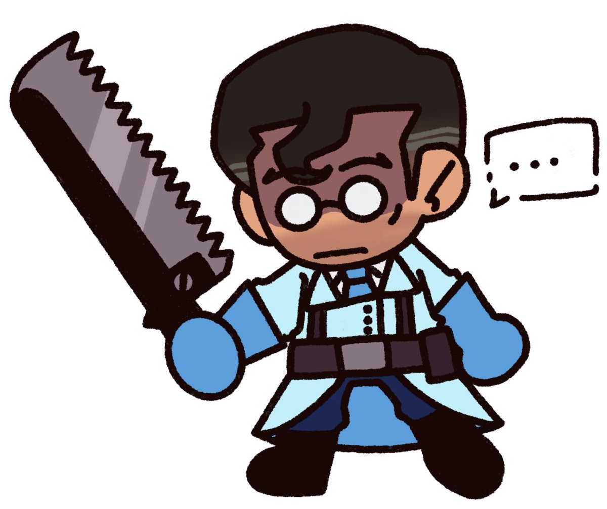 Fuka_Channn's tweet photo. Blue Silly man #TF2 https://t.co/xkWFuwYdaW