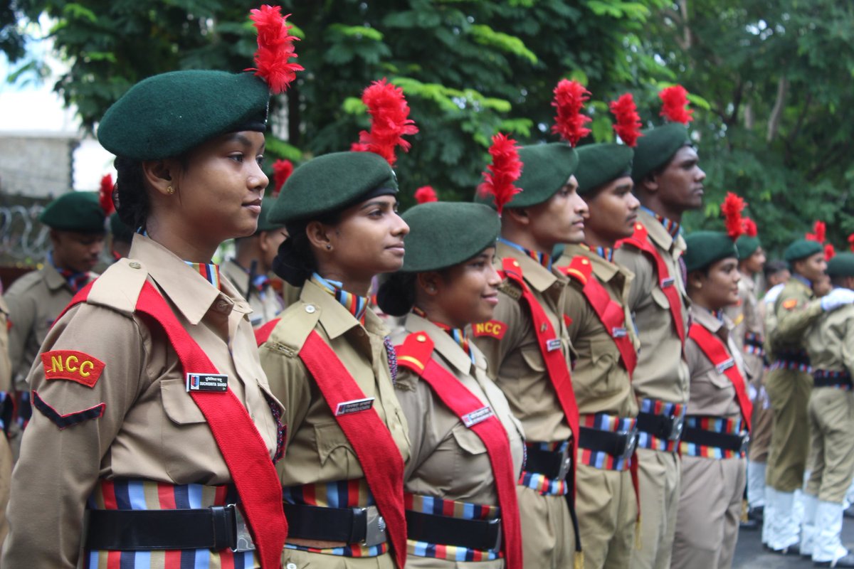 veerwarriors's tweet photo. 78th Independence Day of our nation was observed by TEAM 3(O) CTC NCC, BURLA. An unwavering display of parade, soothing voice to awake the patriotism, guard of honour to the national flag. The events to commemorate this day were displayed along the core moto of NCC.

#NCC #VSSUT https://t.co/wnWgywp8i1