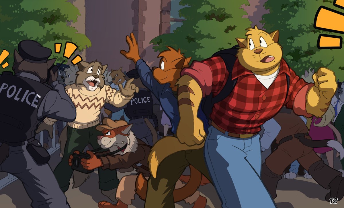 LeoArtis1's tweet photo. Fan comic SWAT kats: Rift of time๐ฑ
Page 12
by @LeoArtis1 and @NyaShik_art
#fancomic #swatkats #tbone #razor #ChanceFurlong #JakeClawson #Vincent #SWATkatsRiftofTime https://t.co/iPhprMUrCr