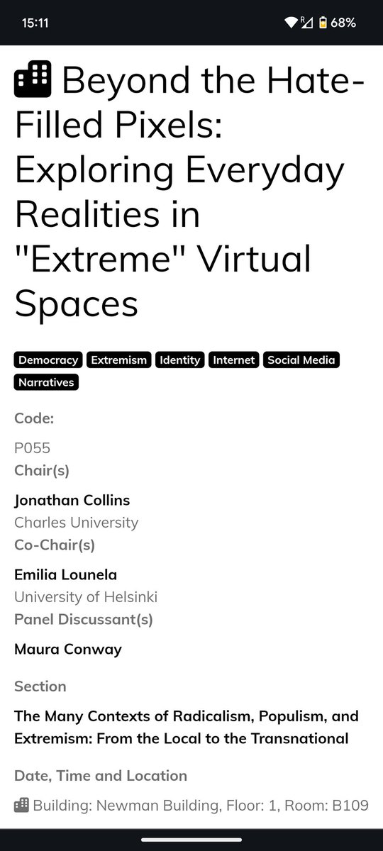 claire_burchett's tweet photo. It was a joy to present on a panel at #ecprgc24 as part of @ecpr_ed with friends from the @VOX_Pol summer school in 2022 - hopefully the first of many @JonECollins @joshmolloy101 @darjawisch @emmiloun &amp; thank you very much to @galwaygrrl for being our discussant! https://t.co/mvUgIelGT8