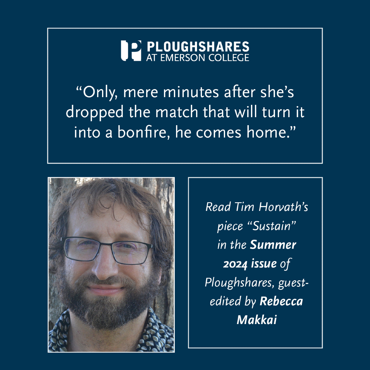pshares's tweet photo. “Only, mere minutes after she's dropped the match that will turn it into a bonfire, he comes home.”

Read the piece, "Sustain," by Tim Horvath (@tim_horvath) in the Summer 2024 Issue of Ploughshares: https://t.co/ydlZ3qGz88 https://t.co/My787KMSTt