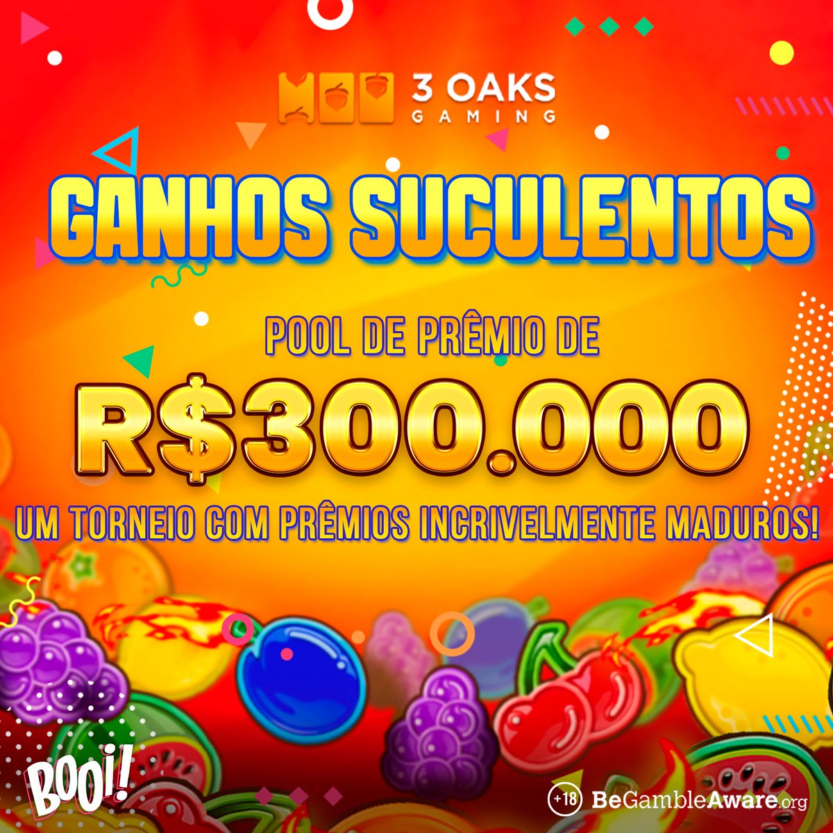 BooiBrasil's tweet photo. 🎉Participe do torneio 'Ganhos Suculentos' da Booi!📷 💰

De 15/08 a 19/08, acumule o máximo de pontos possível para competir por uma parte do prêmio de R$300.000!

A mecânica Win Race concede 1 ponto para cada R$6 em giros vencedores.

Participe Agora - https://t.co/gtmF0T8Fmo https://t.co/ZzZXXewnuf
