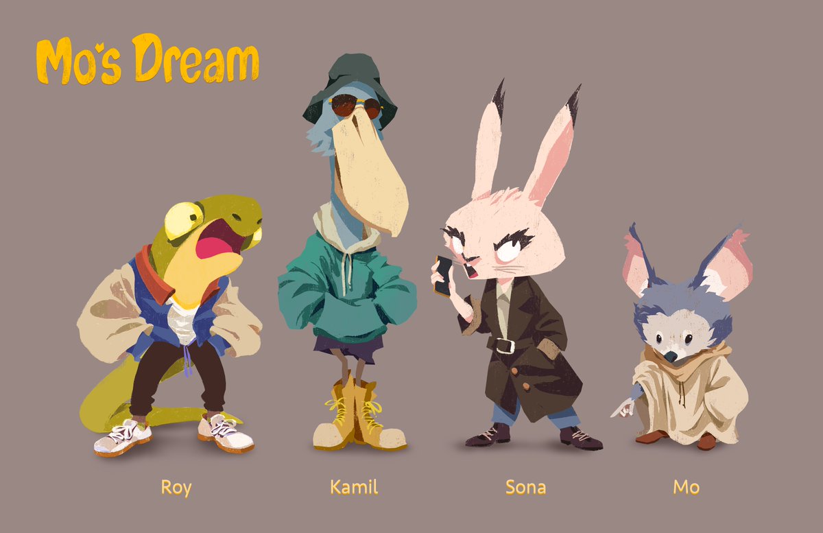 NachoKett's tweet photo. Character lineup!

#characterdesign 
#visdev https://t.co/TL8kIj1lEX