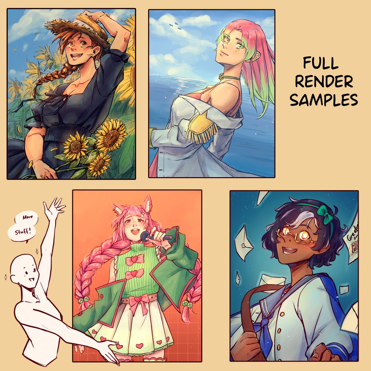 YooksTea's tweet image. 🫶Opening Commissions so I can pay rent!!🫶
3 slots for now!
Please DM for a rate or more samples!

#Commission #commissionopens