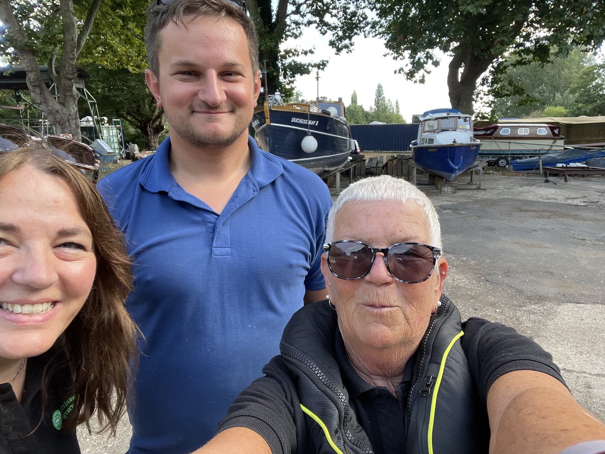 Great opportunity for our AD to meet with Stephen ,Dilly and Charlie Bil owners of #Tom Jones Boatyard .A great opportunity to hear about the history of this family run Boatyard  and discuss their observations and general thoughts .