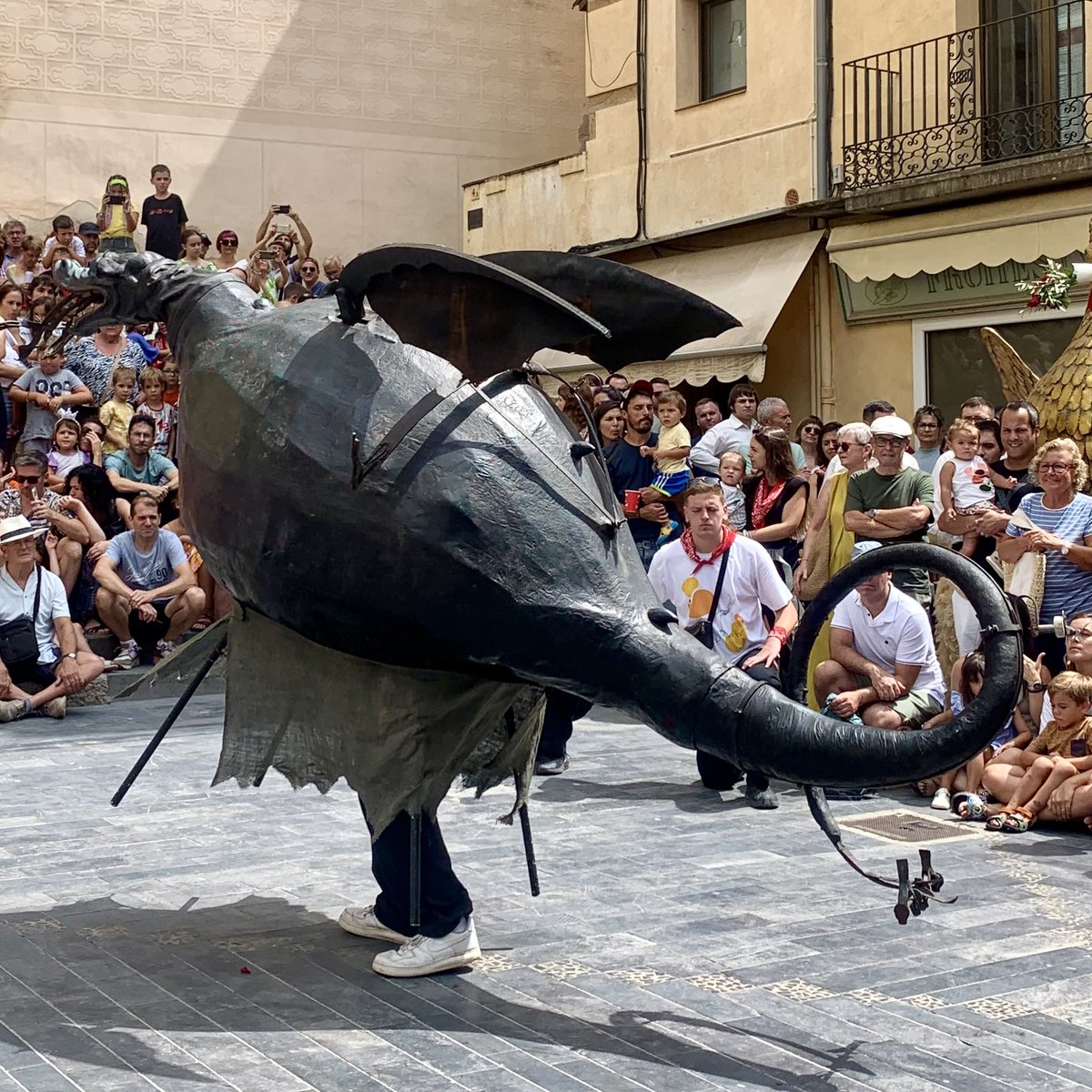coll_anna's tweet photo. 🎶🎉 Bona Festa Major‼️
#labisbaldempordà 
#FestaMajorlaBisbal  
#culturapopular #tradició 
👏🏼👏🏼👏🏼 @aligadelabisbal  @gegantersbisbal  @DracsLaBisbal https://t.co/JBvx2VjbCN