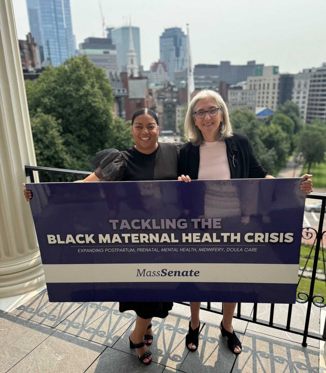 We did it 💜 The birth justice bill is on its way to Gov. Healey’s desk! We are taking a crucial step forward in tackling the Black maternal health crisis by expanding prenatal, postpartum, mental health, midwifery, &amp; doula care, while enabling growth of birth centers across MA!