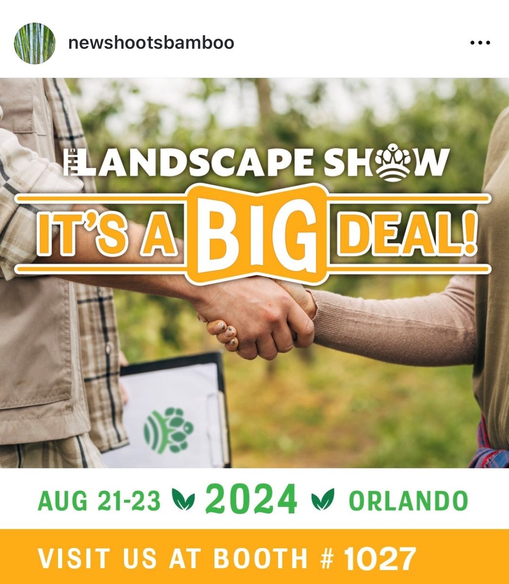 newshootsbamboo's tweet photo. #TLS2024 #bamboo #floridalife #tropicalbamboo #landscapedesign #landscapearchitecture #bamboogarden #greenhedge #bamboowall #bamboohedge #gracefulbamboo #tropicalparadise #southfloridalifestyle #growbamboo #thelandscapeshow #fngla #orangecountyconventioncenter #orlandoflorida https://t.co/MOyqdEMsYJ