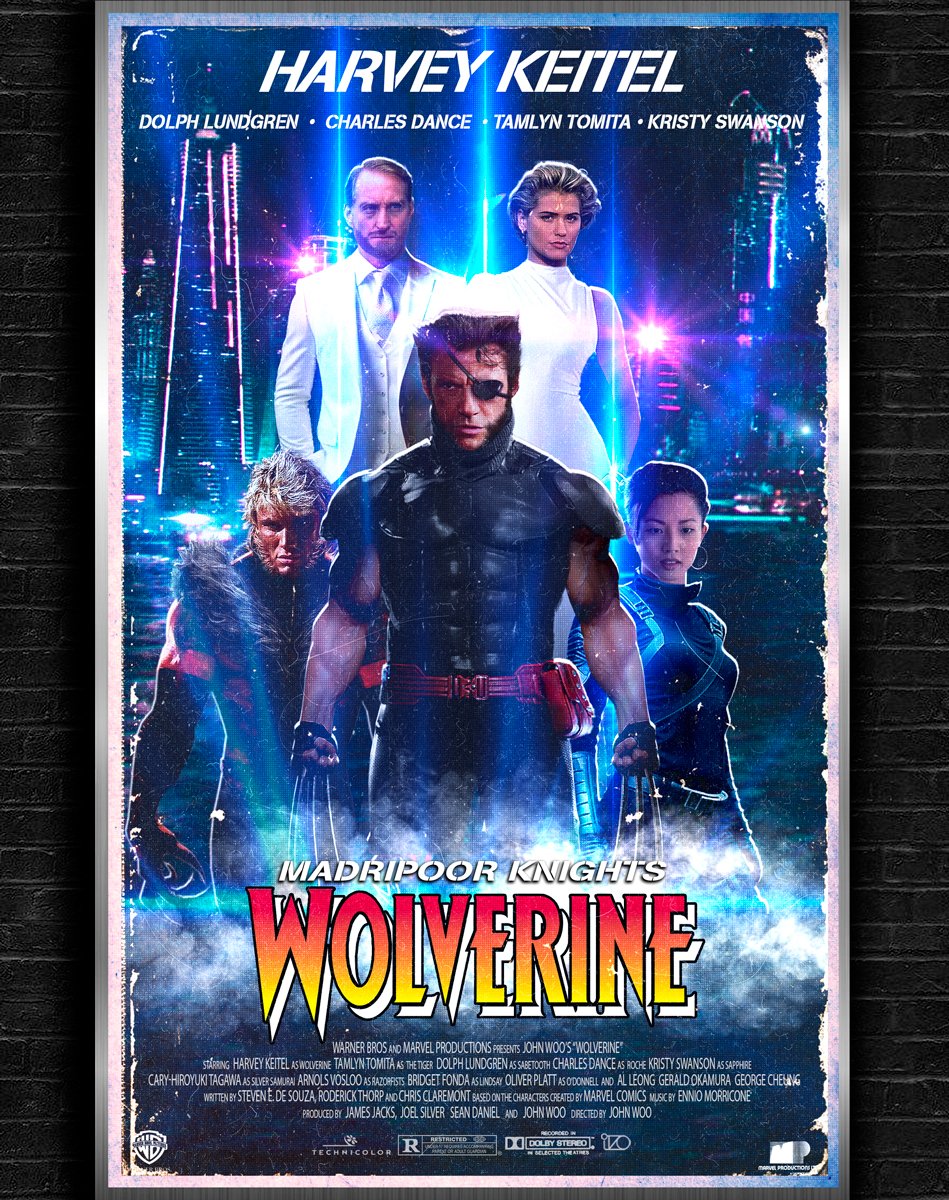 Ivokleber's tweet photo. #HellUniverses devolta ao universo onde o Wolverine ganhou uma franquia de filmes entre os anos 80 e 90, adaptando SÓ O FILÉ de suas histórias pra telona!!! https://t.co/4zUlNUU7Vc