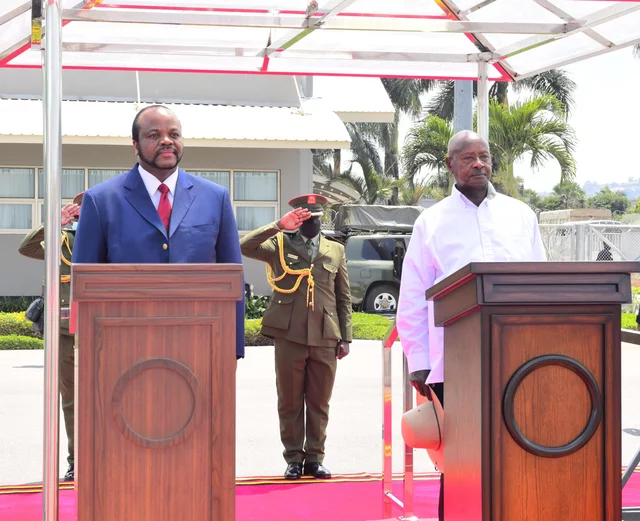 Izabay5Innocent's tweet photo. H.E @KagutaMuseveni with His Majesty King Mswati III of Eswatini
This photo needs 100 reposts 🔁 https://t.co/Rt6zWc2EeQ