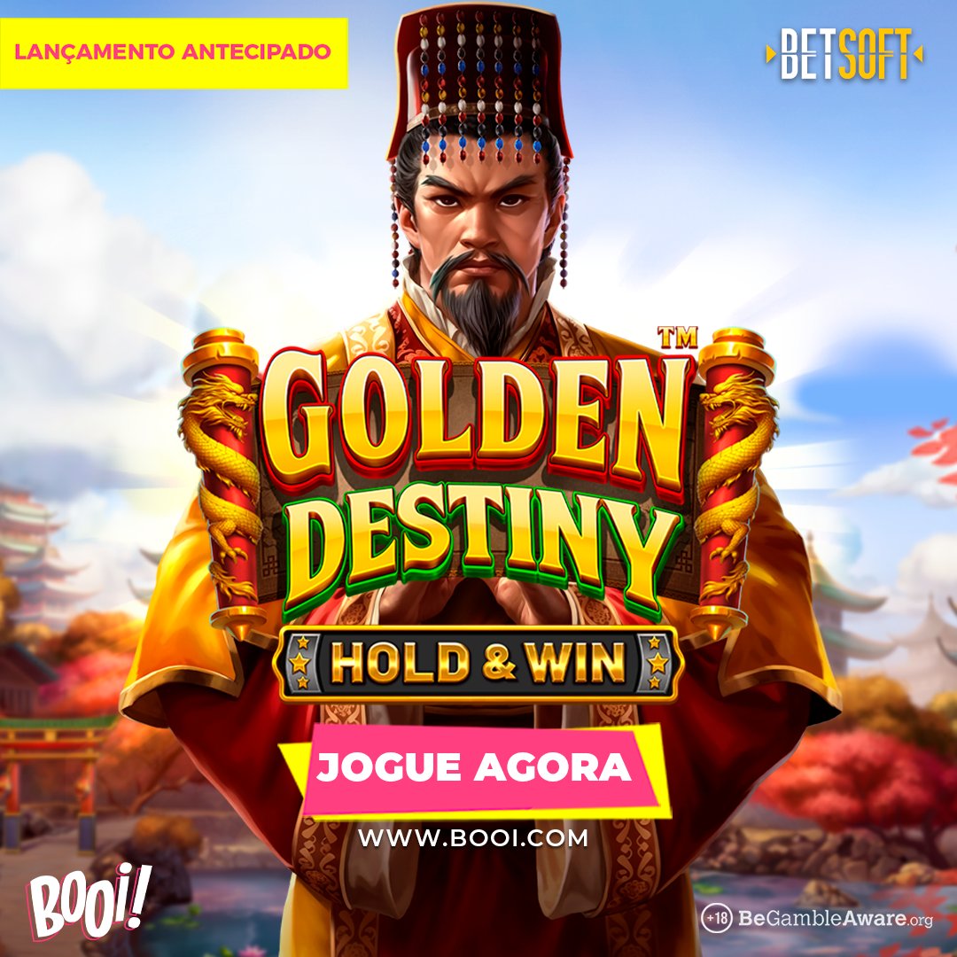 BooiBrasil's tweet photo. ✨ Gire os Rolos Espelhados no lançamento antecipado de Golden Destiny Hold &amp; Win! 🎰

Prepare-se para lançar a versão dourada da Betsoft em 15 de agosto e desfrute de re-spins e 243 combinações de prêmios! 🌟

➡️Jogue Agora - https://t.co/kr5wAjBSyg https://t.co/LqSOmkI0Zi