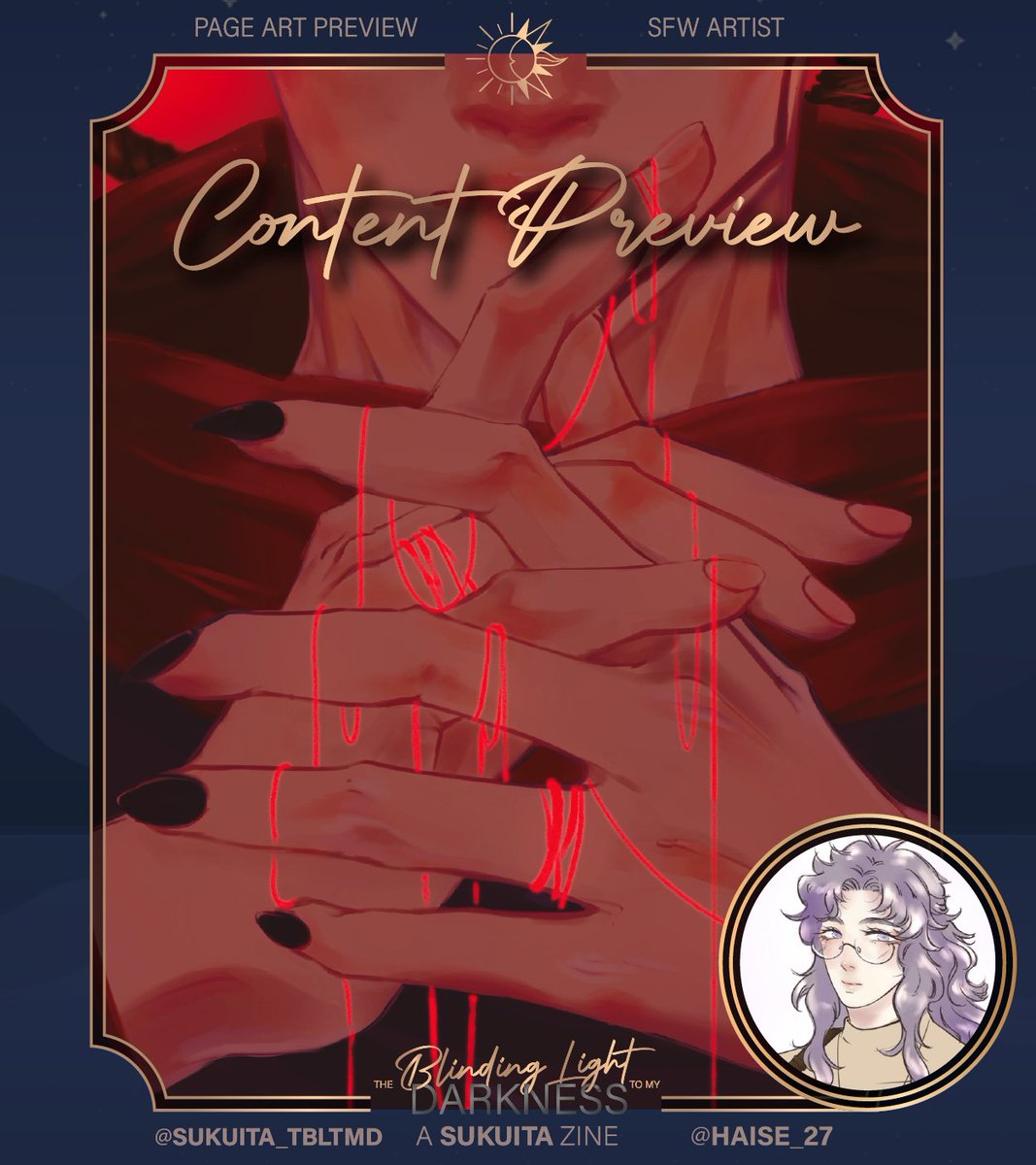 Haise_27's tweet photo. It is my delight to present to you my preview for the SukuIta Zine: The Blinding Light in My Darkness!!!

Pre-orders has opened, and I will greatly appreciate it if you take a look! So much beautiful art and stories for you to enjoy ♡♡♡ https://t.co/zzLn7DcOLo