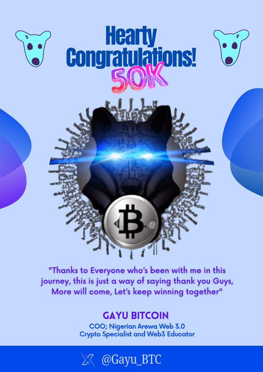 Gayu_BTC's tweet photo. Thank you $DOGS family for the 50k x followers🏌🏻‍♂️

Drop your $TON 👇 https://t.co/IMFQYpkrbt