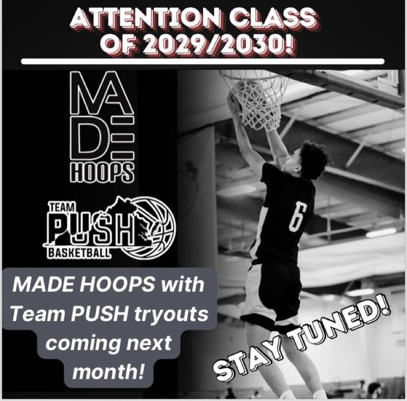 Made Hoops here we come! #TeamPUSH