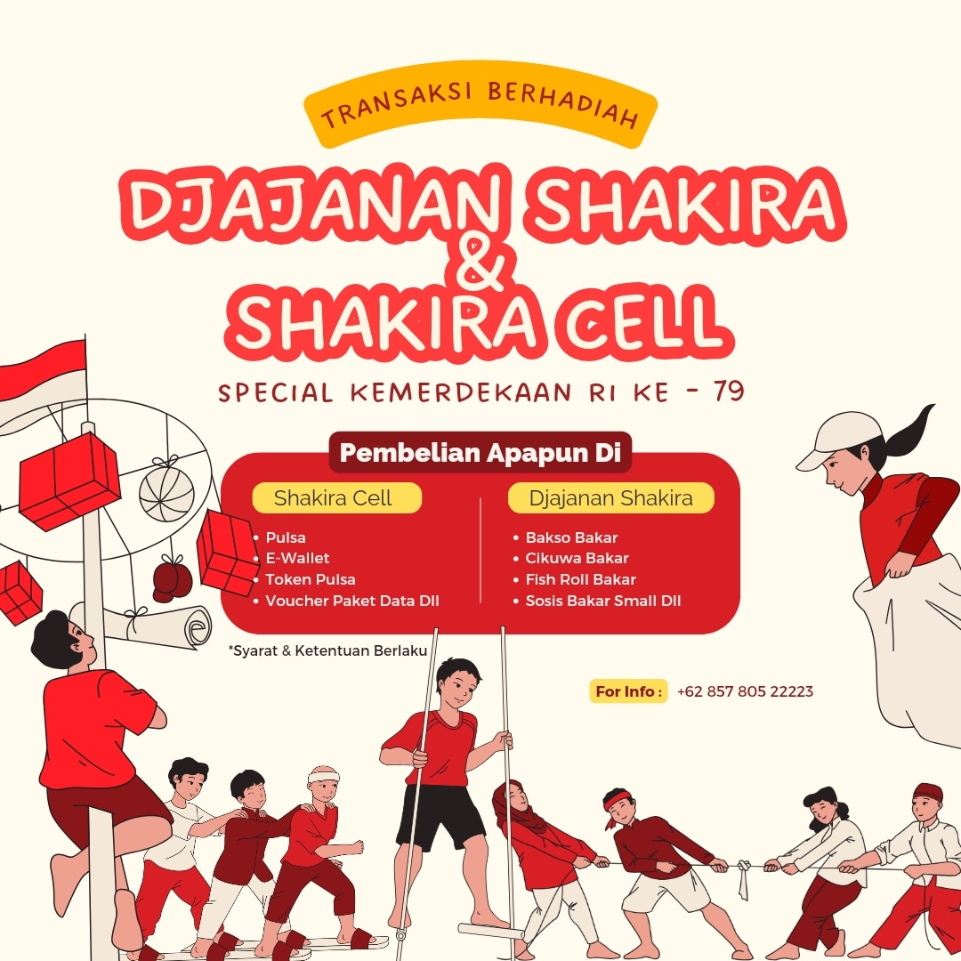 shakiracellular's tweet photo. 𝗧𝗿𝗮𝗻𝘀𝗮𝗸𝘀𝗶 𝗕𝗲𝗿𝗵𝗮𝗱𝗶𝗮𝗵 𝗟𝗮𝗻𝘀𝘂𝗻𝗴
.
𝘿𝙅𝘼𝙅𝘼𝙉𝘼𝙉 𝙎𝙃𝘼𝙆𝙄𝙍𝘼
• 𝙱𝚊𝚔𝚜𝚘 𝙱𝚊𝚔𝚊𝚛 • 𝙲𝚒𝚔𝚞𝚠𝚊 𝙱𝚊𝚔𝚊𝚛 • 𝚂𝚌𝚊𝚕𝚕𝚘𝚙 𝙱𝚊𝚔𝚊𝚛 • 𝙵𝚒𝚜𝚑 𝚁𝚘𝚕𝚕 𝙱𝚊𝚔𝚊𝚛
.
𝙎𝙃𝘼𝙆𝙄𝙍𝘼 𝘾𝙀𝙇𝙇𝙐𝙇𝘼𝙍
• 𝙿𝚞𝚕𝚜𝚊 𝙰𝚕𝚕 𝙾𝚙𝚎𝚛𝚊𝚝𝚘𝚛 https://t.co/3vc6SrwDeh