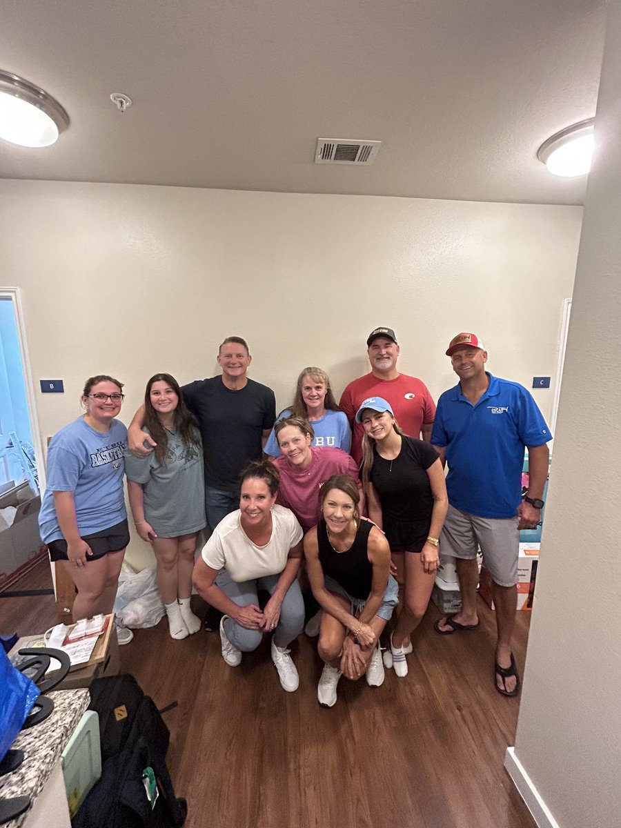 Move-in day is here! It takes all of US. Excited for the year!