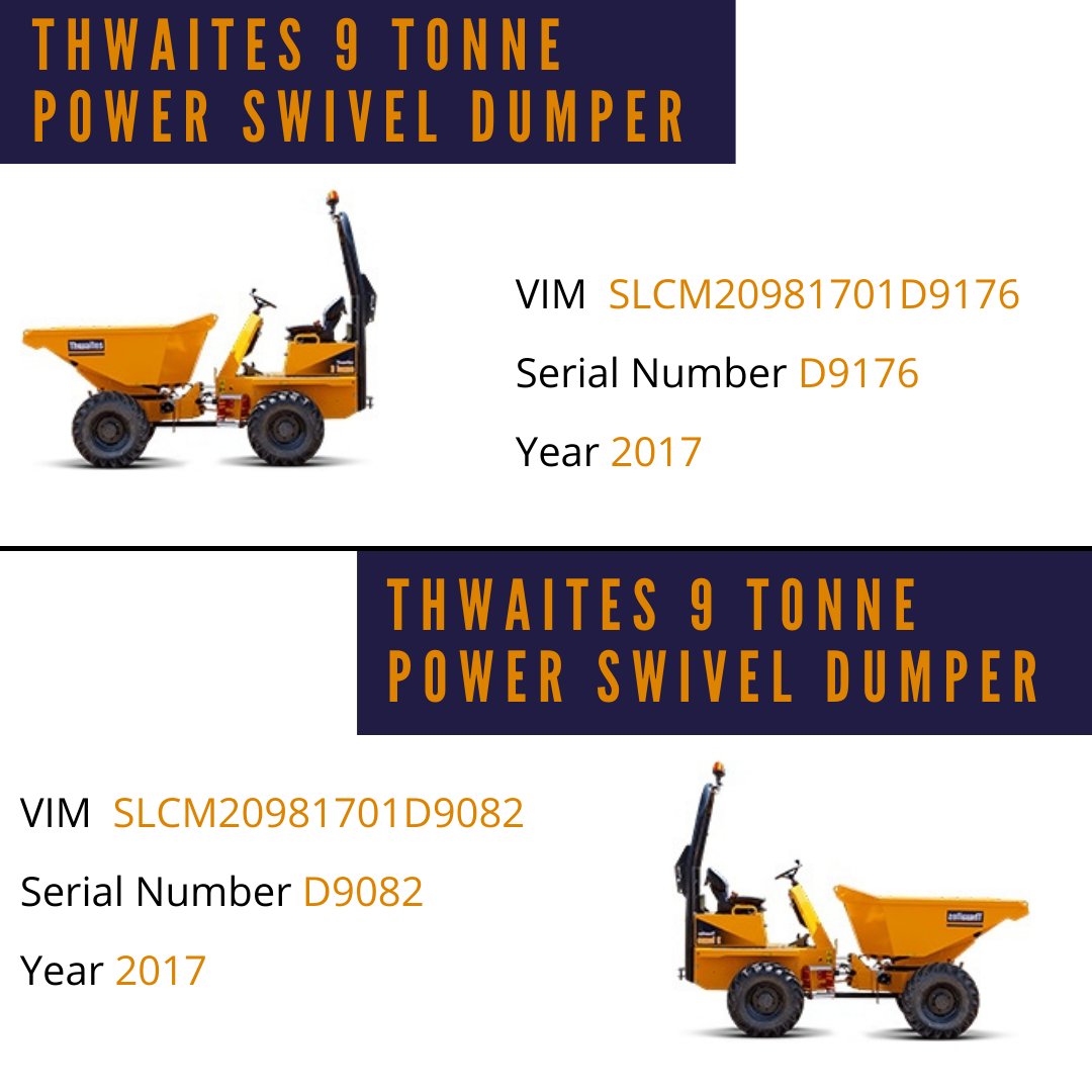 PODMachines's tweet photo. 🚨 €5000 REWARD 🚨

Unfortunately, a few of our machines have been misplaced. If you spot any of these machines, please give us a call at +353 1 616 1000.

Reward of €5000 for each machine returned.

*Note - All details will be kept confidential*

#missingmachinery #missing https://t.co/t41xULFz41