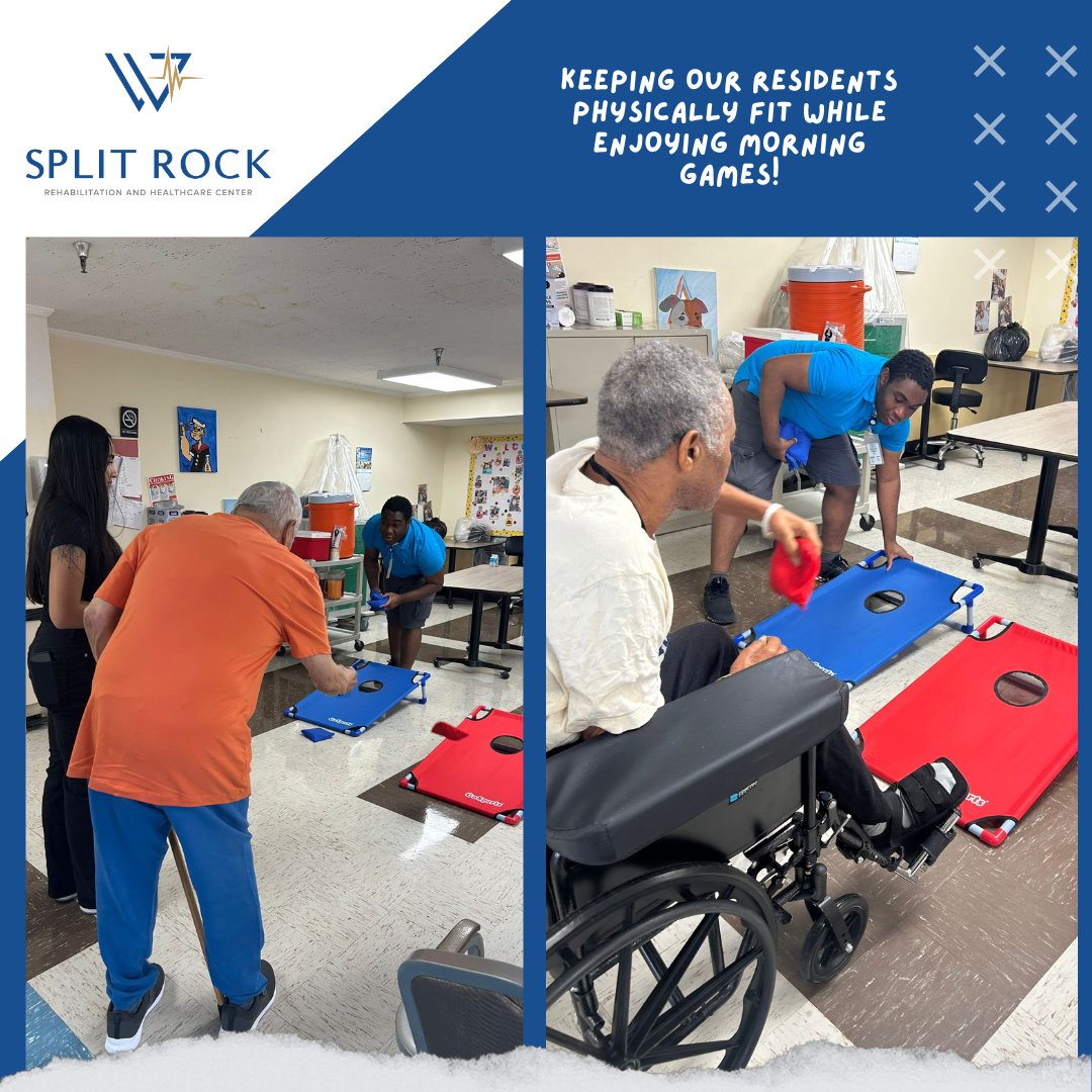 SplitRockRehab's tweet image. Keeping our residents physically fit while they enjoy morning games. A fresh start to their day sets the mood right!

#morningexercises #fitresidents
