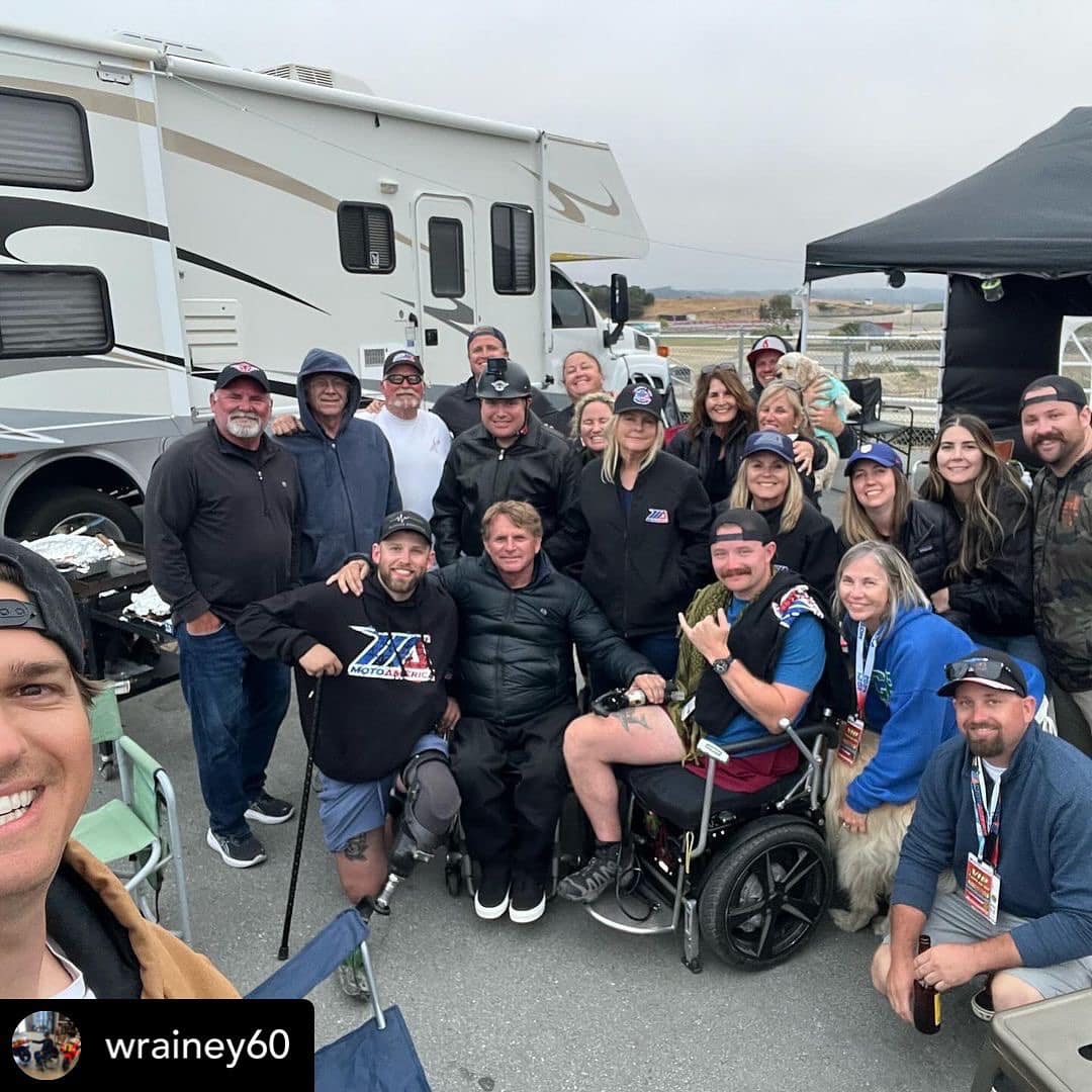 What a fun weekend of riding with racing legends and meeting race fans at the Rainey's Ride to The Races. Looking forward to next year's ride!
<a href="/MotoAmerica/">MotoAmerica</a>  <a href="/DucatiUSA/">Ducati North America</a> 
Doug Chandler
Ricky Johnson
Miguel Duhamel
Bubba Shobert
Ben Spies
Scott Parker
Thomas Stevens
Eddie Lawson