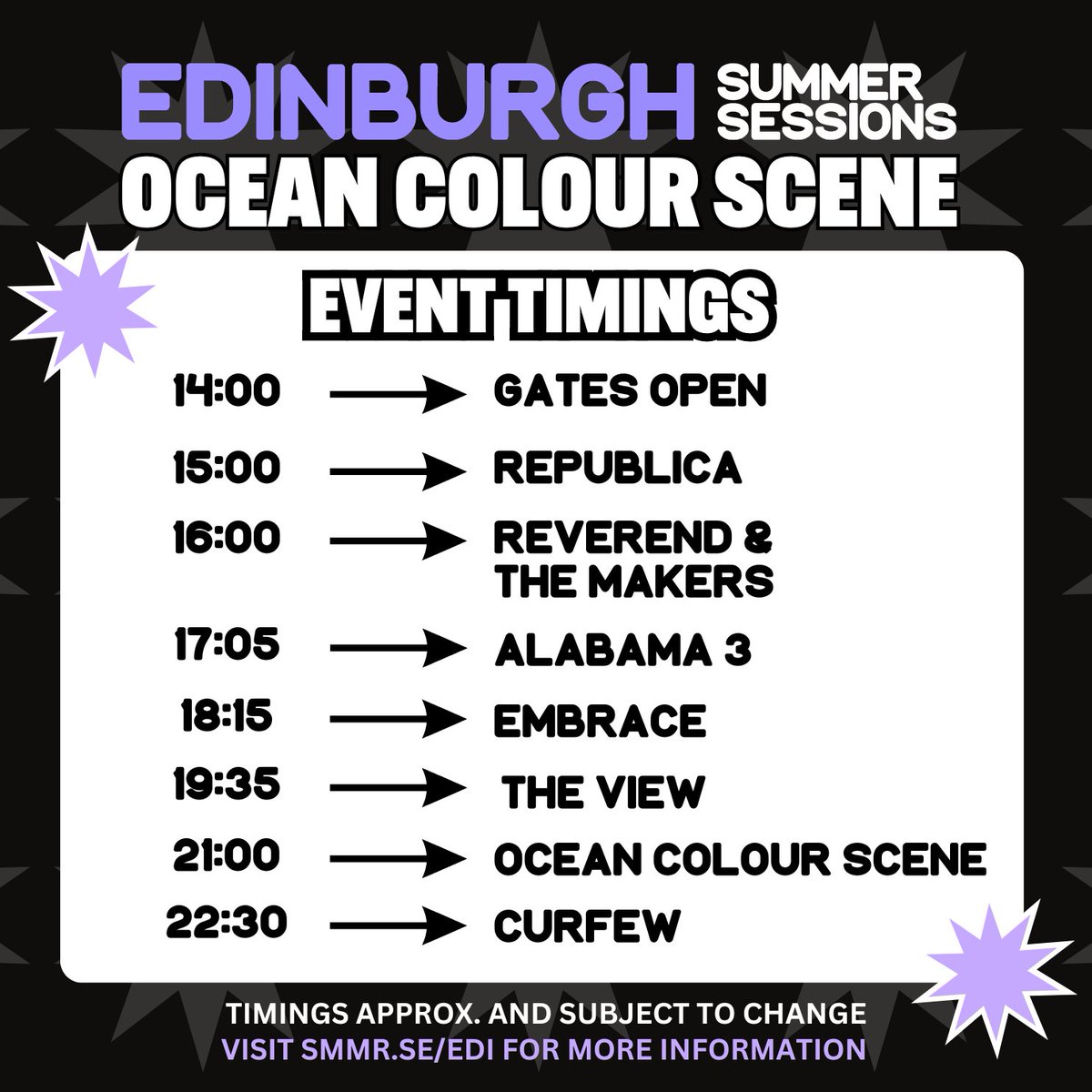 SmmrSessions's tweet photo. Set times for @OCSmusic at the @HighlandCentre are here, and we can’t wait for you all to join us! ⏰

Don’t miss out…

Final tickets ⇾ https://t.co/LUQtzGi2aQ https://t.co/iwEFxNVMmH