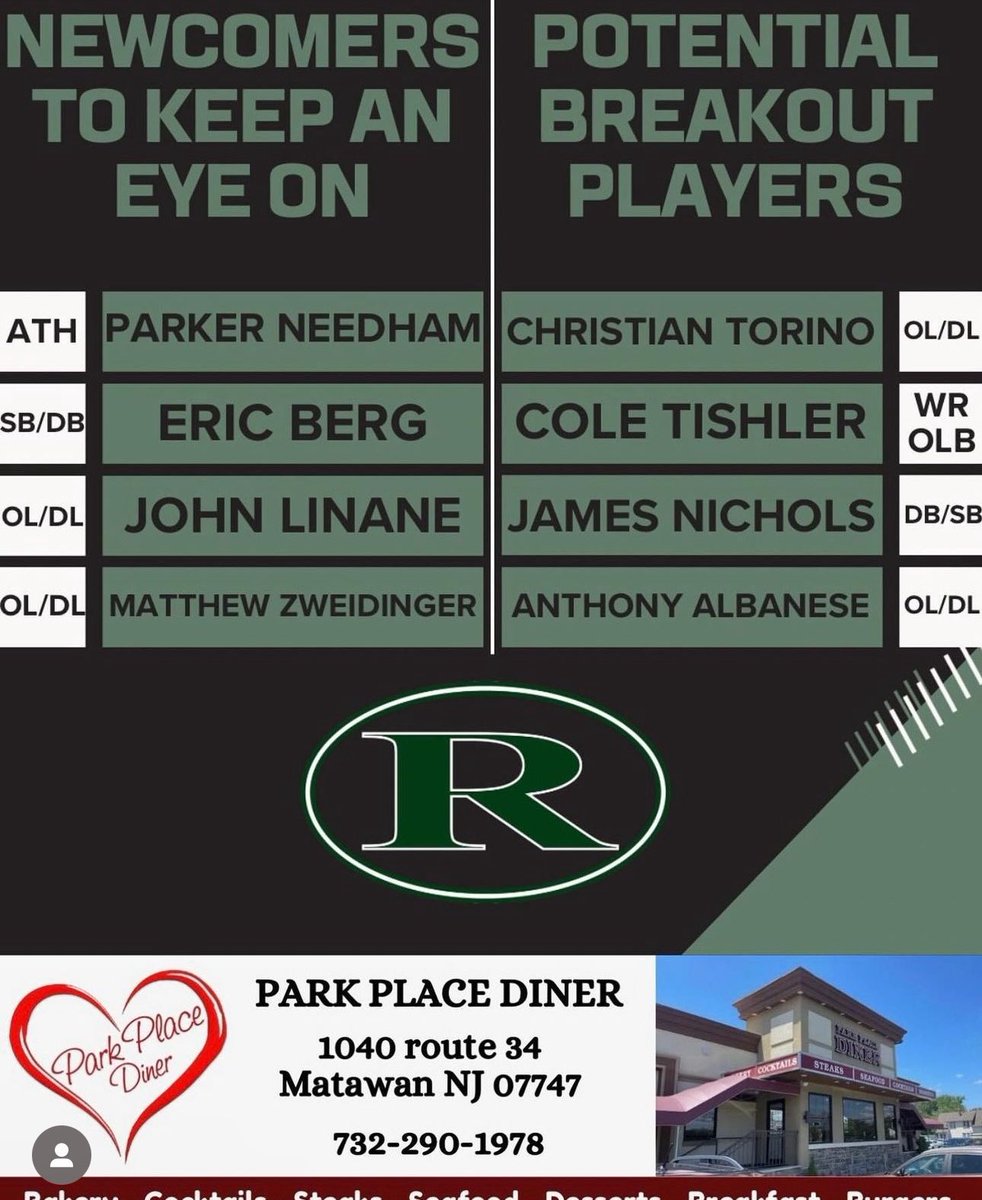 Christian Torino (@christiant1256) on Twitter photo Thank you to
<a href="/theshoresavages/">The Shore Savages</a> for selecting me as a Potential Breakout Player
<a href="/CoachPetruzzi/">Anthony Petruzzi</a> <a href="/Coach_Papcun/">Coach Papcun</a> <a href="/dempseym73/">Coach Dempsey</a>
<a href="/ShannonHoadley/">Shannon Hoadley</a> <a href="/RaritanRocketFB/">Raritan Rockets Football</a> Thank you to
<a href="/theshoresavages/">The Shore Savages</a> for selecting me as a Potential Breakout Player
<a href="/CoachPetruzzi/">Anthony Petruzzi</a> <a href="/Coach_Papcun/">Coach Papcun</a> <a href="/dempseym73/">Coach Dempsey</a>
<a href="/ShannonHoadley/">Shannon Hoadley</a> <a href="/RaritanRocketFB/">Raritan Rockets Football</a>