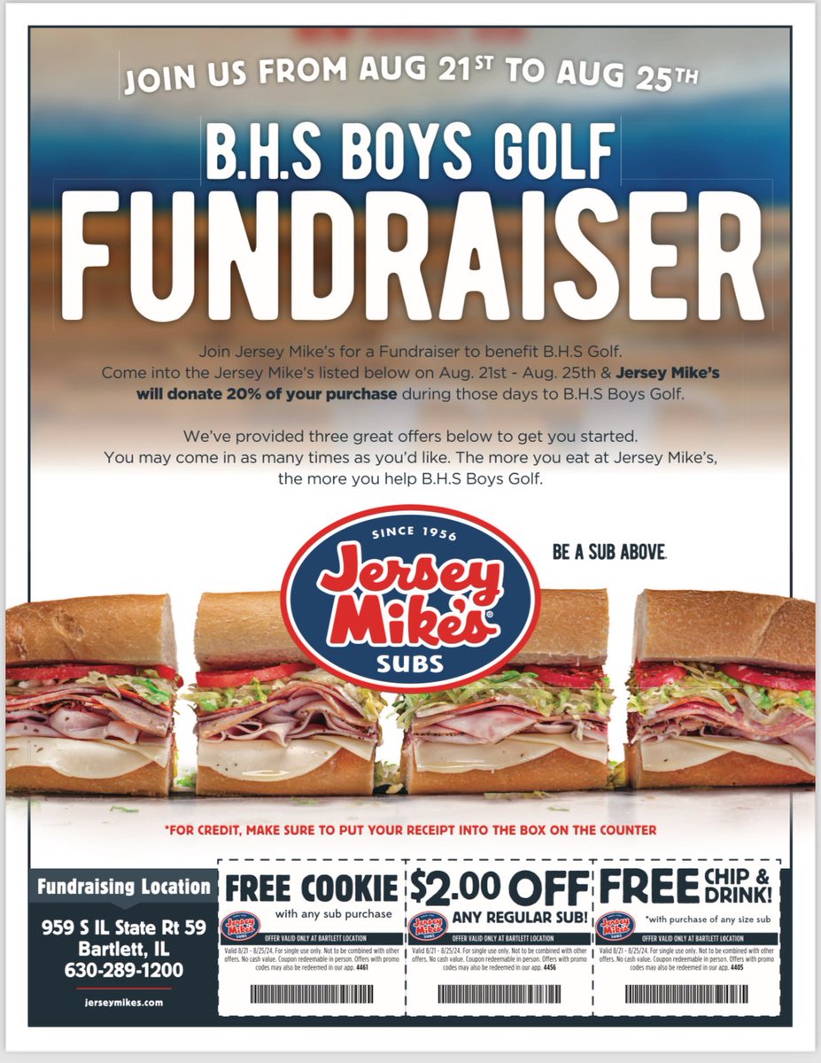 Come out and support the boys golf team August 21-25.