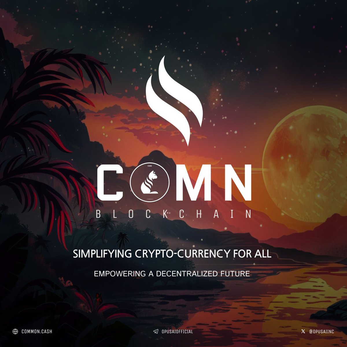 common_coin's tweet photo. Introducing #CommonBlockchain! Prioritizing trust, transparency & open communication for accountability & credibility. powering a new era of #Innovation, security & growth! Join the revolution & stay tuned for updates! https://t.co/8FT1GKRIqr #OpusAi #COMN #cryptocurrency #Crypto https://t.co/9meiQlIf5a