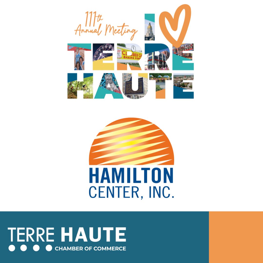 HCIonline's tweet photo. Hamilton Center, Inc. is proud to sponsor the 12 Under 40 Awards at the Terre Haute Chamber of Commerce 111th Annual Meeting on August 22. Congratulations to all the winners, and thanks to the Chamber for all the work you do! https://t.co/qwyChMP1sa