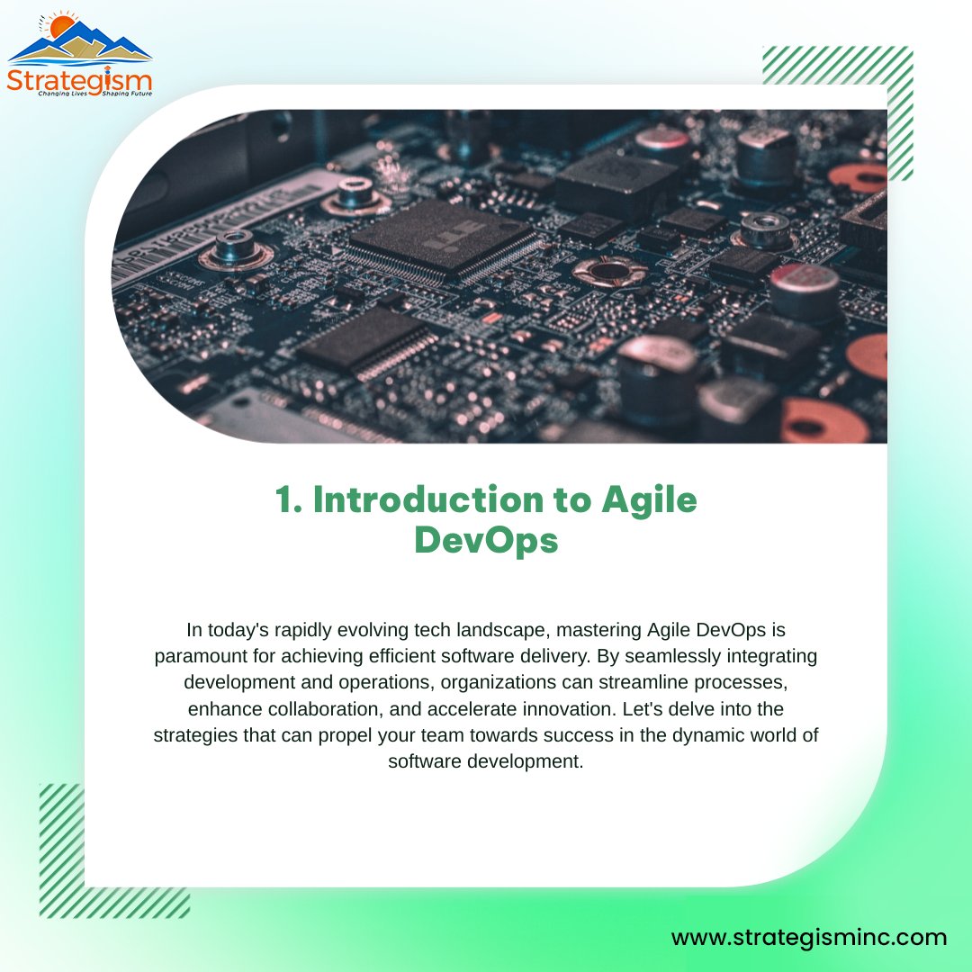 strategisminc's tweet image. Join the ranks of successful teams who have mastered Agile DevOps for unparalleled performance. Start your journey today and transform the way you deliver software! #AgileDevOps

Contact us now:
☎ +1 408-335-0860

:
#SoftwareDelivery #Efficiency #DevOpsStrategies #TechInnovation