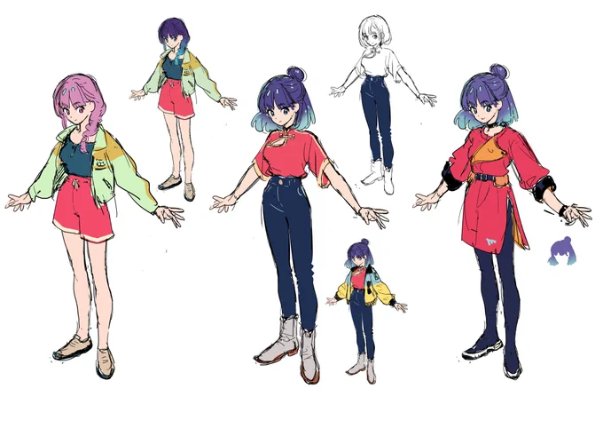 遊びでキャラデザインごっこ 