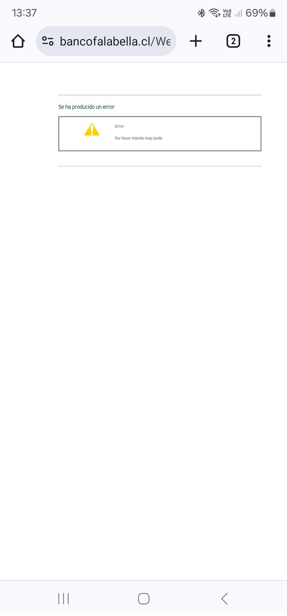luccixD's tweet photo. @Banco_Falabella tiene algun problema el banco para pagar online ??? https://t.co/z6eAj20U0O