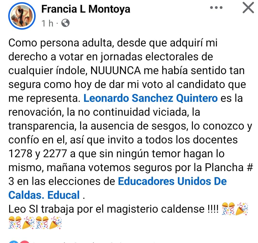 Apoyo total mañana EDUCAL !!!