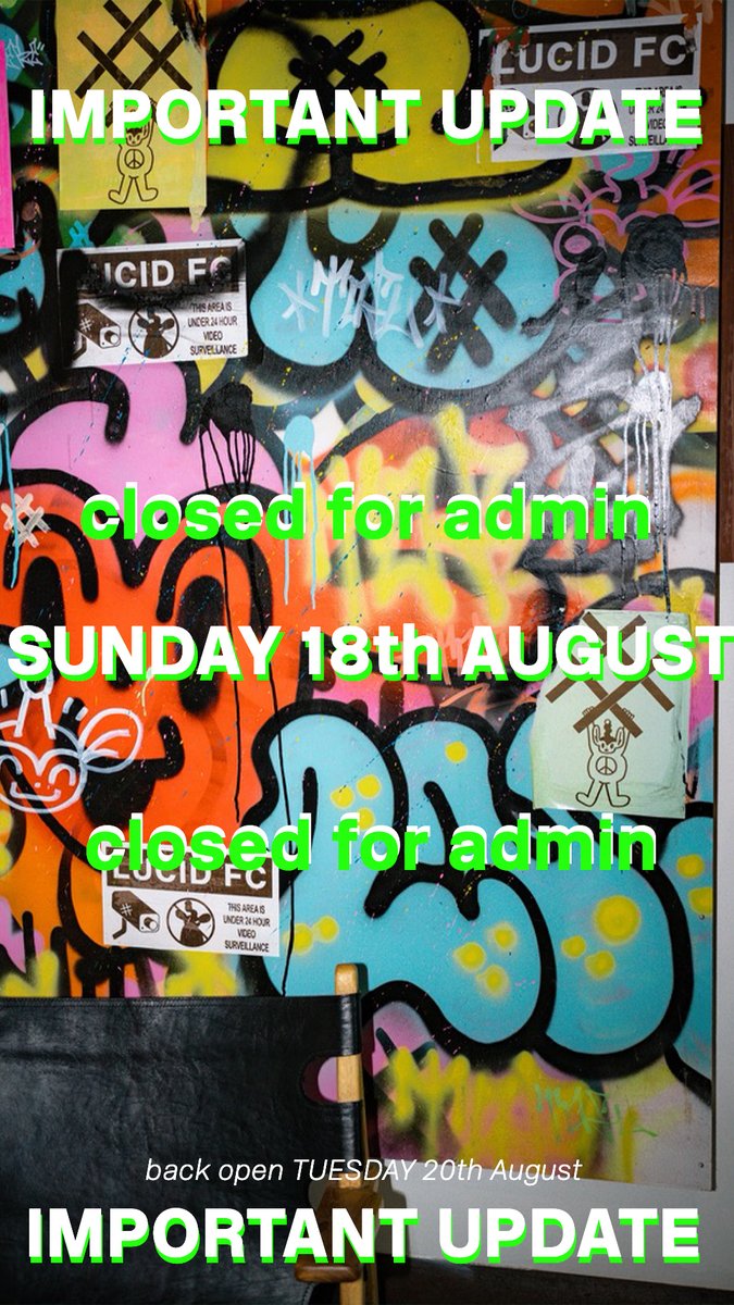 * important update *

LUCID FClub Atlanta will be closed Tuesday the 18th of August for admin, returning to normal hours Tuesday August 20th at 12pm (est).