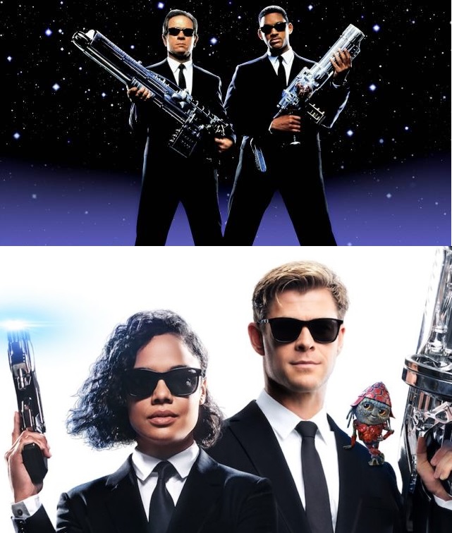 recoveredpod's tweet photo. Throw on a suit, grab your neuralizer, and bounce with us, just bounce with us as we dig into the Men in Black! Back in 1997 an obscure comic became a classic sci-fi buddy-cop action-comedy teaming Tommy Lee Jones and Will Smith... https://t.co/gecjlFHJ0T