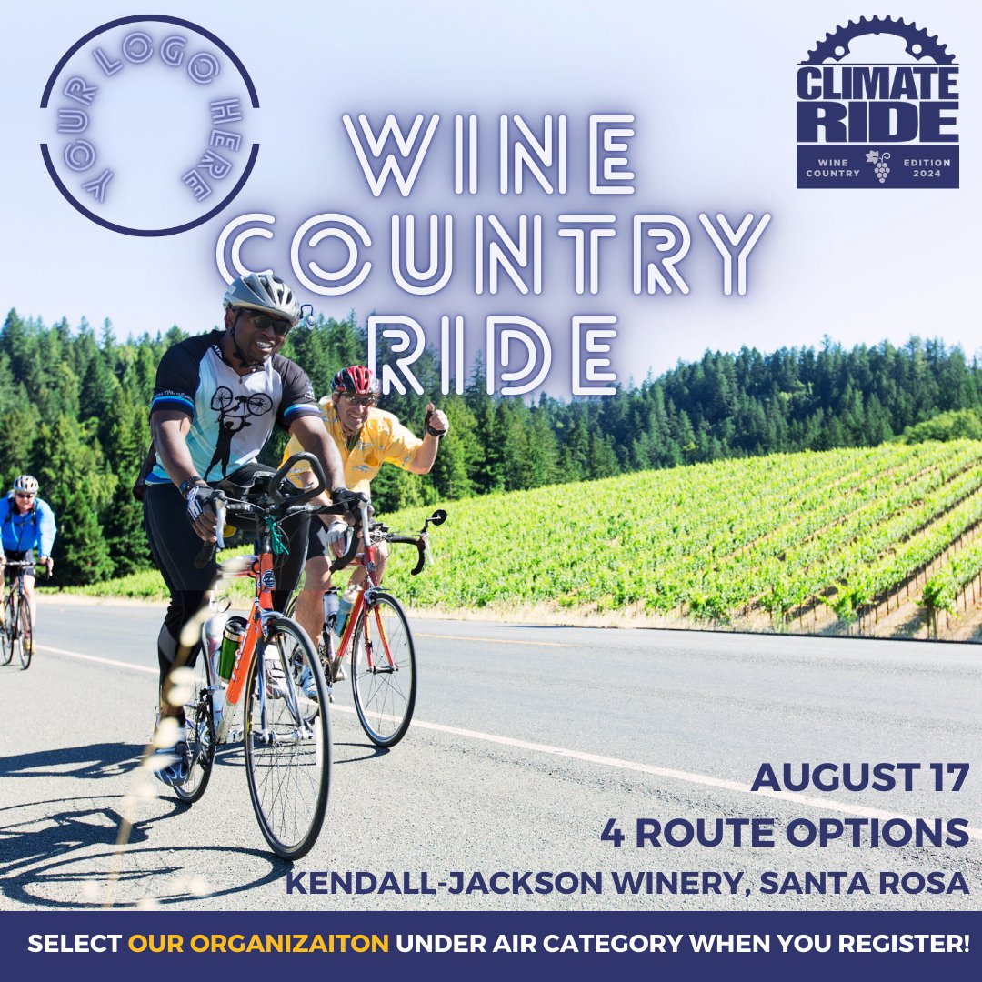 Sea_Legacy's tweet photo. Join us for The Climate Ride Wine Country, a one-day ride through the scenic backroads of Sonoma County, this Saturday, August 17, 2024 at the Kendall Jackson Winery (@KJWines ) and ride for SeaLegacy! 

Register at: https://t.co/TIbFOKcrqY. #conservation #ocean #cycle https://t.co/3NFY409deU