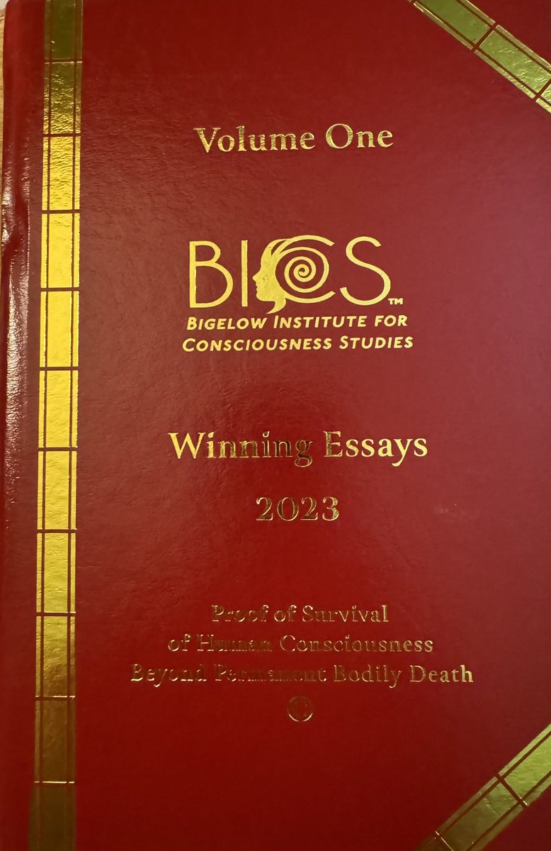 Earthmonk ✝️🇺🇸🧑🧑🧒🧒 (@the_earthmonk) on Twitter photo Thank you Robert Thomas Bigelow, the Bigelow Institute for Consciousness Studies and the many renowned essayists for this comprehensive collection. Proof of Survival of Human Consciousness Beyond Bodily Death. <a href="/BigelowInst/">Bigelow Institute for Consciousness Studies (BICS)</a> I’m starting my journey with volume I, looking forward Thank you Robert Thomas Bigelow, the Bigelow Institute for Consciousness Studies and the many renowned essayists for this comprehensive collection. Proof of Survival of Human Consciousness Beyond Bodily Death. <a href="/BigelowInst/">Bigelow Institute for Consciousness Studies (BICS)</a> I’m starting my journey with volume I, looking forward