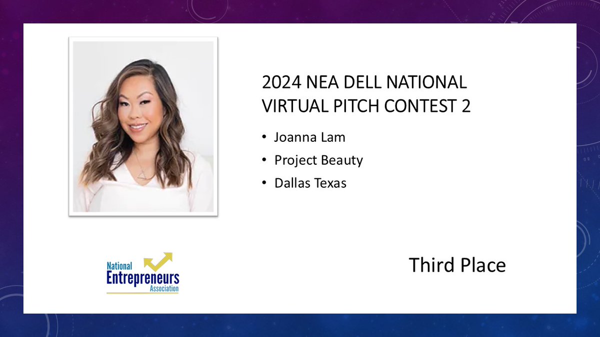 Congratulations to the 2024 NEA Dell Pitch Contest 2 Winners!