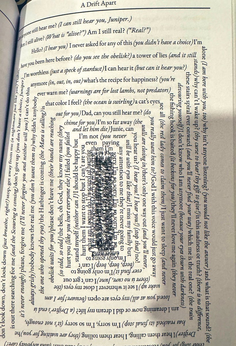 FemmeAndroid's tweet image. This story is excellent, but there&apos;s a different page that gives me so much anxiety.  I could talk about this page for an hour.

From A Drift Apart by MJ Newman