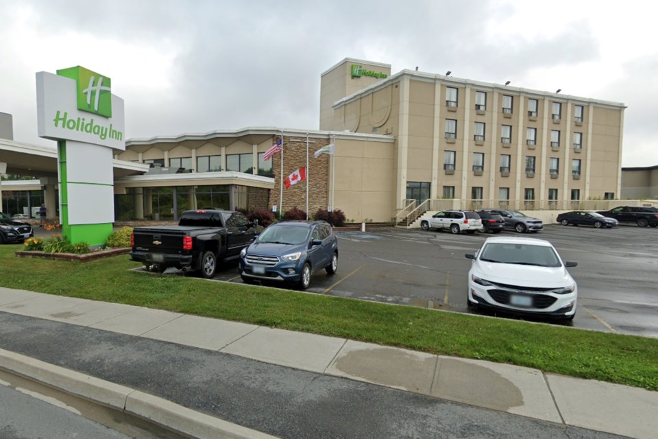 pothen's tweet photo. Your federal MPs from Ontario are meeting RIGHT NOW in this Sudbury Holiday Inn, to strategize.

Now's the moment to remind them it's THEIR job to #Stop413 with a federal impact assessment &amp; refusal of navigable waters &amp; endangered species permits. 

https://t.co/BvXC45Ddop https://t.co/NrgLH9sOtV