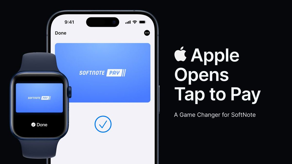  Apple's decision to open its NFC payment chip to third-party developers in iOS 18.1 is a game-changer for SoftNote™️ pay! 

The move allows us to seamlessly integrate our services with the iPhone, providing more than 1.4 billion users with more choice and flexibility for