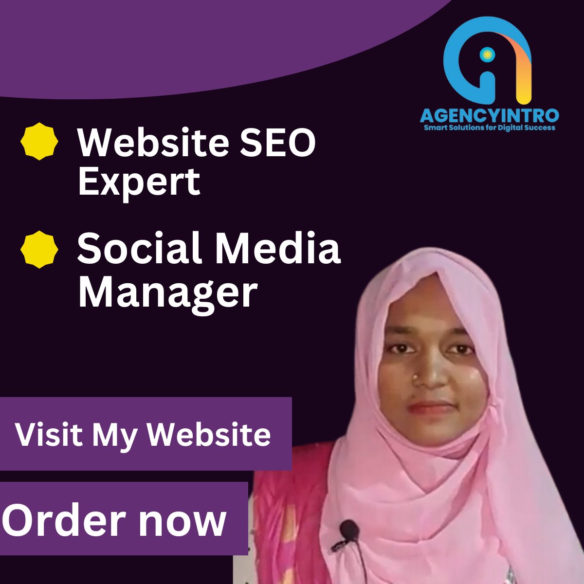 agencyintro's tweet photo. ✅✨I am Fatema, 
I am a professional SEO expert and social media manager. I have been working in various marketplaces for two years.
#SEO #SEOexpert #onpage #offpage #Backlink #linkbuilding #fatimakhatun #agencuintro https://t.co/81yJl0W7Bb