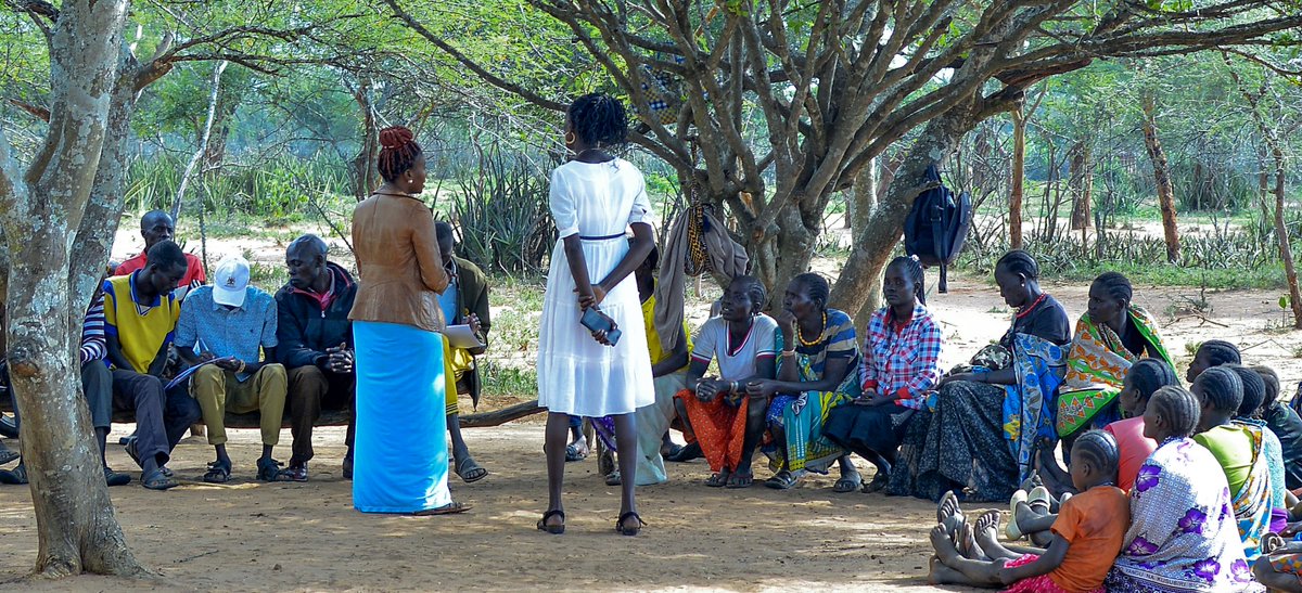 Env_Alert's tweet photo. Climate-smart initiatives aim to tackle climate change while ensuring food security and sustainable development. Environmental Alert and @IOM_Uganda are committed to raising awareness among women, girls and youth groups about the urgency of climate-smart activities. #Amudat https://t.co/6Ouw6q20lX