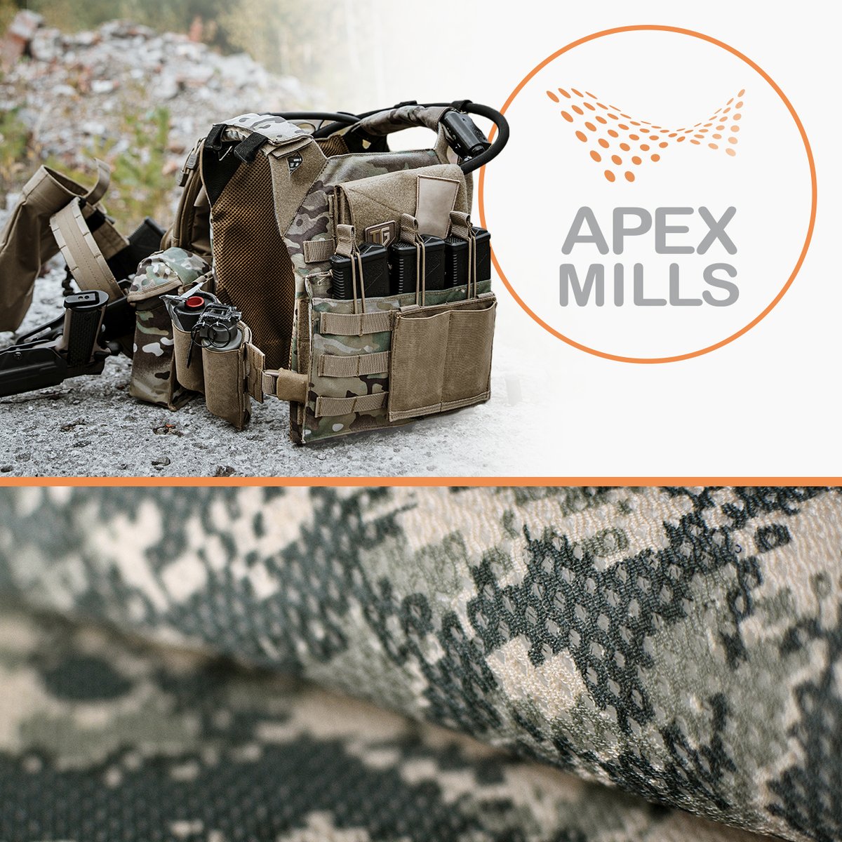 You're invited! Join Apex Mills @ Techtextil NA 2024-Booth #1806 in Raleigh. 
Tap into our textile experts'  knowledge &amp; see our NEW OutStretch™ knitted fabrics.  Discover a wide range of USA-made fabric solutions in warp &amp; circular knits, mesh/netting, elastics &amp; 3D spacers.