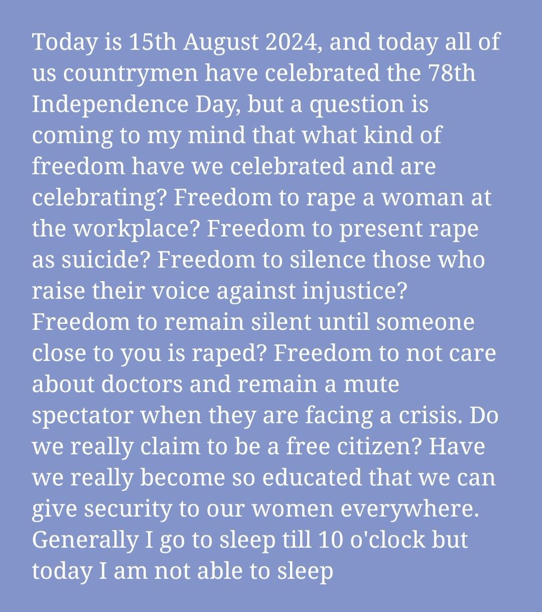 FreelancerSingh's tweet photo. #IndependanceDay2024
#Independenceday
#IndianIndependenceDay 
#KolkataDoctor 
#kolkatahorror https://t.co/pbOhrMY7WC