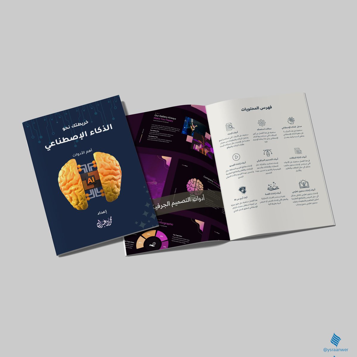 des_ysra7's tweet image. 🔵🔵🔵

لا تخلي الكل يسبقك في تعلم الذكاء الاصطناعي
جهزت لك كتاب خريطتك يخليك محترف التصميم بالذكاء الاصطناعي بشكل مرتب وواضح خطوة بخطوة من الصفر للإحتراف....

رتويت وعلق بأي كلمة ✅
لازم تكون متابعني عشان أرسلك الكتاب👍🏻