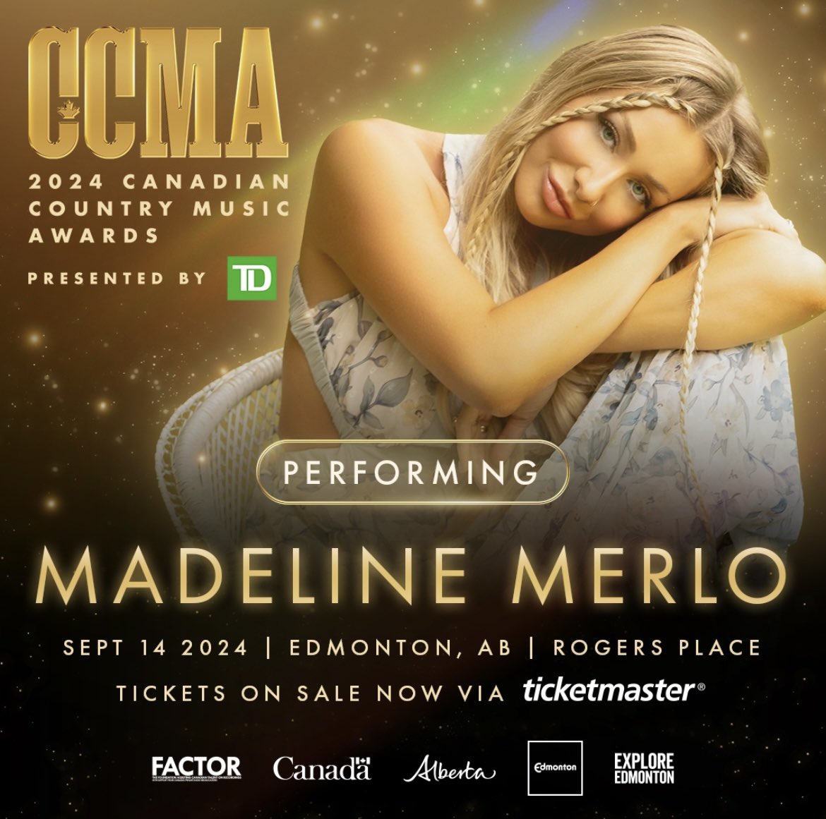 Country105_FM's tweet photo. The @CCMAofficial just got even BIGGER! 🏆 Madeline Merlo, Owen Riegling, Tenille Townes, and Jake Worthington join the performance lineup for the 2024 CCMA Awards! 🎶🎤

Don’t miss out! Get your tickets now on Ticketmaster! 🎟️

#CCMAAwards #CCMAs https://t.co/S31t3VK2jq