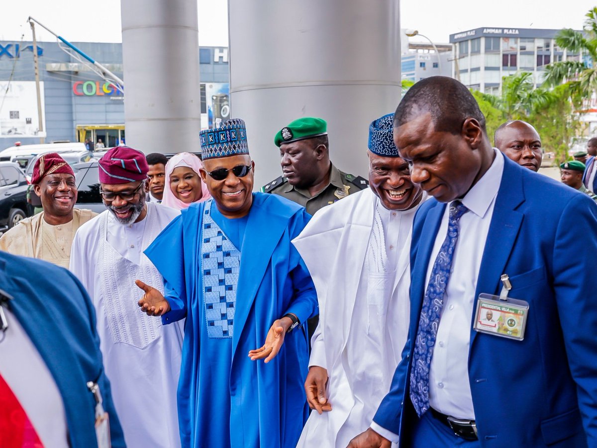 cpsekiti's tweet photo. LEADERSHIP: WE NEED MORE GOVERNORS LIKE OYEBANJI, SAYS VICE PRESIDENT SHETTIMA 

Vice President @officialSKSM has said Nigeria needs more Governors like Ekiti State Governor, Mr @biodunaoyebanji whose style of governance would bring all political Stakeholders on board to enhance the educational system, security and socio economic growth of the sub nationals.

Senator Shettima stated this during the official launch of “Navigating the Politics of Universal Education Policies in Nigeria”, a book written by a former Deputy Governor of Ekiti State, Professor Modupe Adelabu, in Abuja on Thursday. 
 
The event was attended by the Chief Of Staff to the President, Rt Hon. @femigbaja, Former Governors of Ekiti, Otunba Niyi Adebayo, Dr Kayode Fayemi (@kfayemi)  former Ogun State Governor, Senator @SIAmosun Amosun; APC chieftain,  Chief Bisi Akande, Minister of State for Health, Dr @DrTunjiAlausa; Speaker, Ekiti State House of Assembly, Mr Adeoye Aribasoye, and prominent traditional rulers. 

Vice President Shettima who narrated his first meeting with  Governor Oyebanji during Dr Fayemi’s administration, where Oyebanji served as Secretary to the State Government. He recalled telling the then SSG that he would be the next Governor of the State based on his impression of him. 

The Vice President said he had observed Governor Oyebanji as Governor and he is impressed by the Governor’s unique leadership style which, according to the Vice President,  has united all tendencies in the state with attendant remarkable growth and development across different sectors.

He restated the importance of continuity of good governance, saying Ekiti is fortunate to have elected Oyebanji as their Governor, adding that the Governor has distinguished himself among his peers in Nigeria.

Vice President Shettima said: "honestly I am very proud of Governor Oyebanji. He exhumes humility, he exhumes acceptability and accessibility. He has been able  to carry all the tendencies in Ekiti State.

“Former Governor Niyi Adebayo is here, my friend former Governor Kayode Fayemi and his wife are all here, Senator Adetunmbi and many other Stakeholders in Ekiti State are all here to celebrate Professor Modupe Adelabu and also to identify with the Governor. 

“We need Governors like Oyebanji in Nigeria. Governors that will not work with everybody regardless of their political differences, Governors that will not chase shadows; Governors that have the capacity to be humble and height of their glories."

Speaking further, the Vice President congratulated  the writer who is a former deputy Governor of Ekiti State, Prof Adelabu for sharing her thoughts, expertise and experiences as a distinguished Scholar in a book form. He urged policy makers at all levels to take advantage of the book. 

In his remarks, Governor Oyebanji said  education is a critical component of nation building, stressing that this informed the decision of his administration to put necessary frameworks in place towards improving educational infrastructure in Ekiti. 

This, according to him has made Ekiti to have the highest number of basic school enrollment in Nigeria, with the provision of basic needs to aid teaching and learning as well as ensuring that gender mainstreaming remains an integral part of approach to education.

Governor Oyebanji lauded the Professor Adelabu for her contributions to the education and political development of the state, saying the book will be beneficial to all policy makers in the sector.

According to him, "Professor Adelabu's life is a testament to the abiding faith in God either as a princess who got married to a prince or as a mother who has raised distinguished children that are here today and we are thankful for her life as an academics who rose to the zenith of her profession by becoming a Professor and as a politician who at a one point in time was the Deputy Governor of Ekiti State."

https://t.co/uvbEbnxnqQ