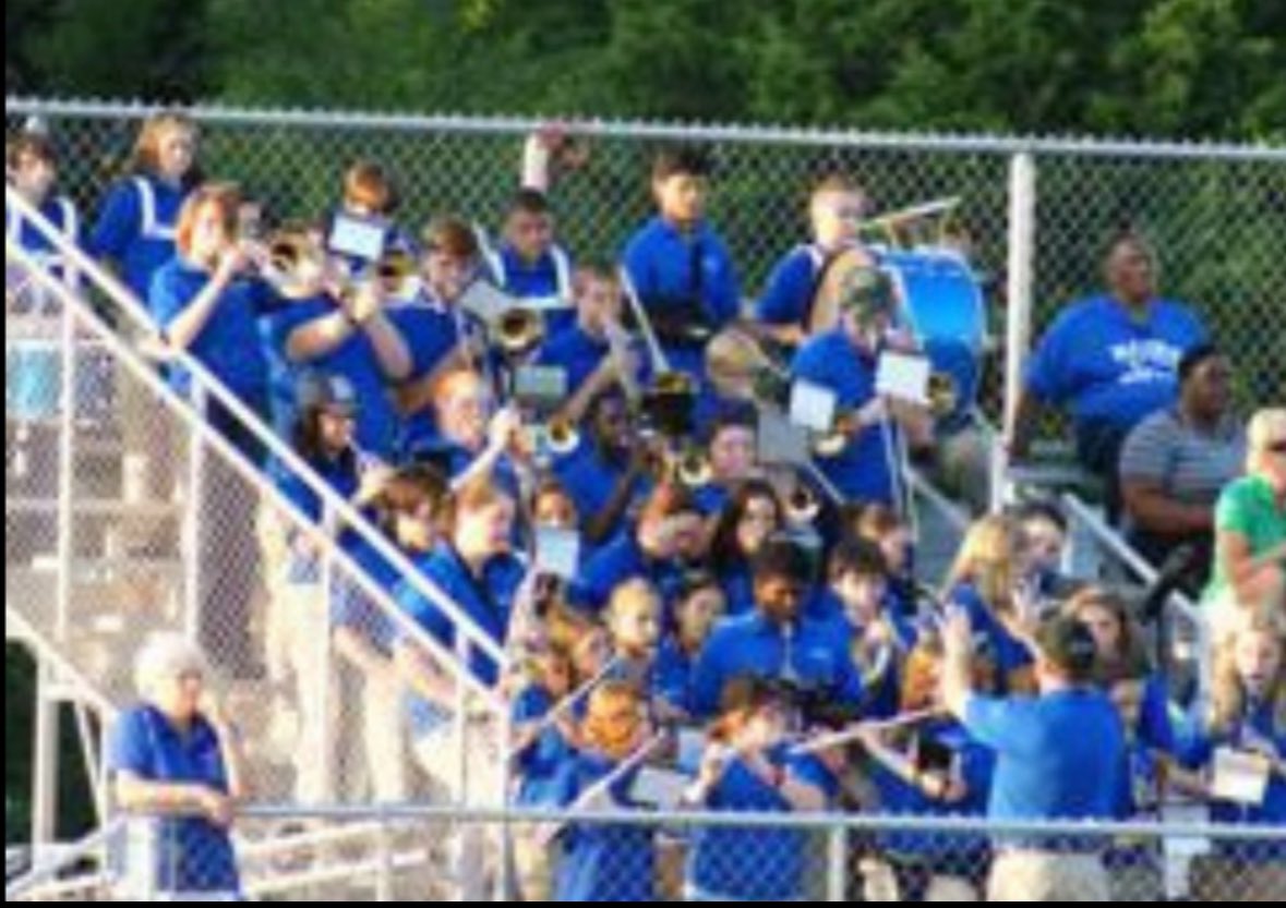 WalterJBaird's tweet photo. WJB: 50th Year
Throwback Thursday 
Ron Davenport leading the Band at a home football game.  The Ron Davenport Band Room is named in his honor. 
Ron also taught at the old Lebanon Junior High before finishing out 42 years at WJB. https://t.co/H0oOvVxC6B